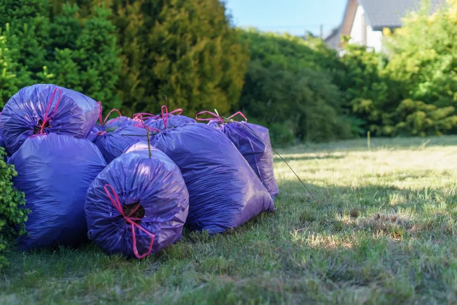 Massif floral nettoyé et remis en état
